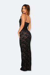 Allure Noir Lace Gown – Premium Elegance